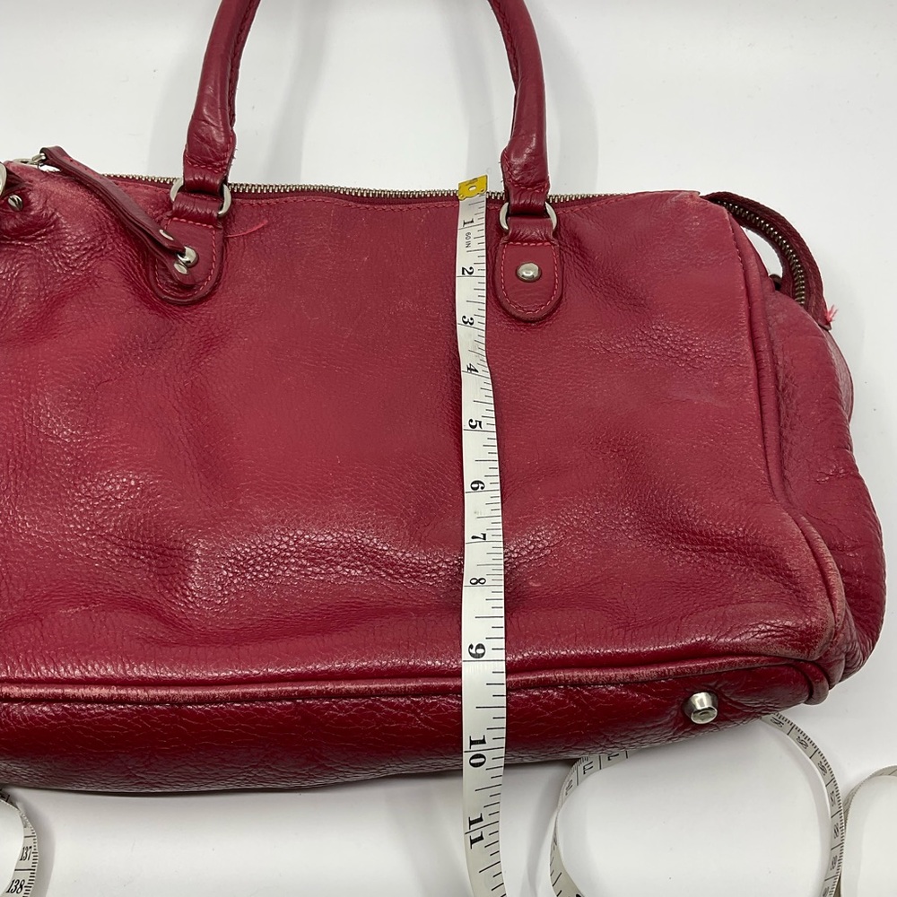 Vintage Roots Leather Convertible Crossbody Satchel Bag - Picture 11 of 11